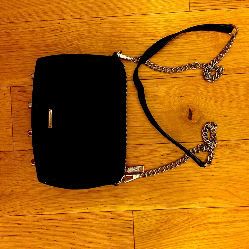 Rebecca Minkoff black crossbody purse.